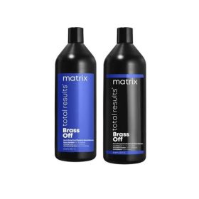 Matrix Total Results Brass Off Shampoo And Conditioner 1l Duo