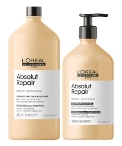 L'OrÃ©al Professionnel Serie Expert Absolut Repair Shampoo 1500ml & Conditioner 750ml Duo