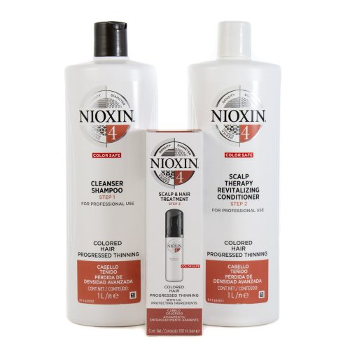Nioxin System 4 Cleanser Shampoo & Conditioner 1000ml Plus 100ml Treatment
