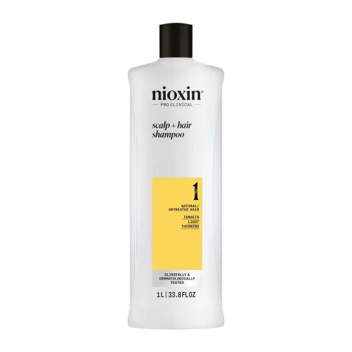 Nioxin PRO CLINICAL Scalp + Hair Thickening System 1 Shampoo 1000ml