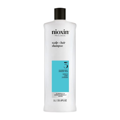 Nioxin PRO CLINICAL Scalp + Hair Thickening System 3 Shampoo 1000ml