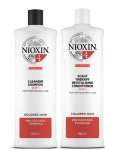 Nioxin System 4 Cleanser Shampoo & Scalp Revitaliser Conditioner 1000ml Duo
