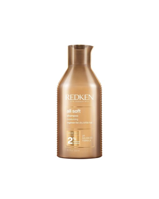 Redken All Soft Shampoo With Argan Oil 300ml