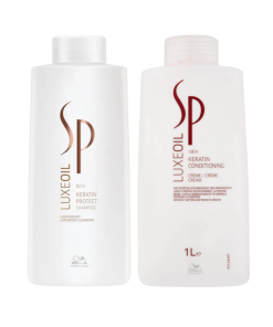 Wella SP LuxeOil Keratin Protect Shampoo & Conditioner 1000ml Duo