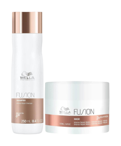 Wella Fusion Intense Repair Shampoo 250ml & Mask 150ml Duo Pack
