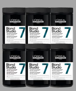 L'Oreal Professionnel Blond Studio Multi Techniques 7 Clay Lightening Powder x 6 Value Pack