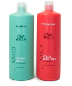 Wella Invigo Volume Boost Shampoo & Color Brilliance Conditioner 1L Duo Set