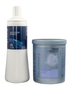 Wella Blondor Lightening Powder (800g) & 4% Developer Pack