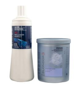 Wella Blondor Lightening Powder 800g & Welloxon 6% Developer Duo