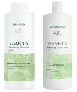 Wella Elements Renewing Shampoo & Conditioner Duo 1000ml