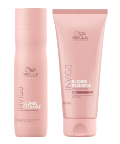 Wella Invigo Blonde Recharge Shampoo 250ml & Conditioner 200ml Duo