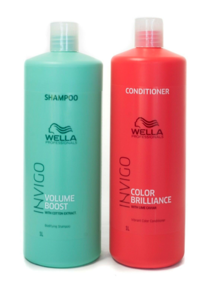 Wella Invigo Volume Boost Bodifying Shampoo & Color Brilliance Conditioner Duo 1000ml