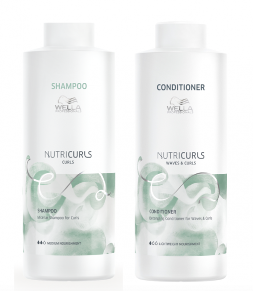 Wella Nutricurls Shampoo & Conditioner Duo 1000ml
