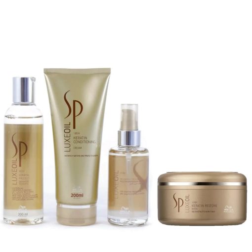 Wella SP LuxeOil Shampoo, Conditioner, Mask & Oil Quad Pack