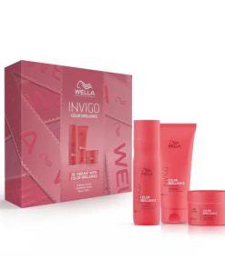 Wella Professionals Invigo Color Brilliance Shampoo, Conditioner & Mask Trio Gift Pack