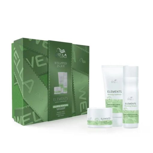 Wella Professionals Elements Renewing Shampoo, Conditioner & Mask Trio Gift Pack