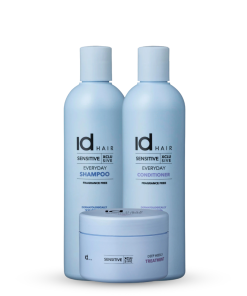 idHAIR Sensitive Xclusive Shampoo & Conditioner 300ml + Deep Weekly Treatment Mask 200ml Trio