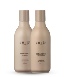 idHAIR Curly Xclusive Low Poo Shampoo & Cleansing Conditioner 300ml Duo
