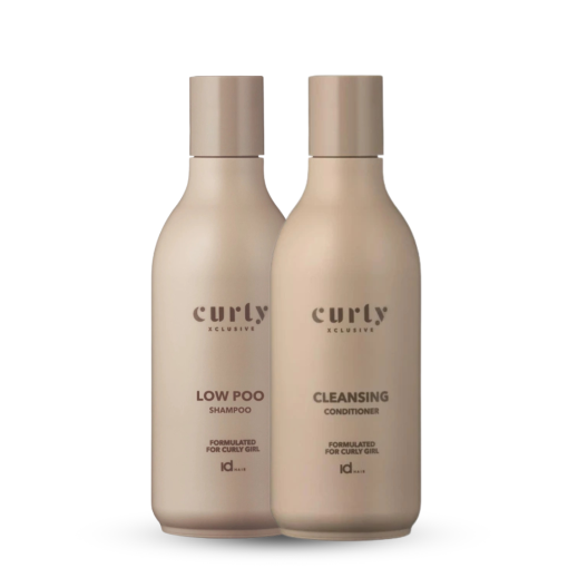 idHAIR Curly Xclusive Low Poo Shampoo & Cleansing Conditioner 300ml Duo