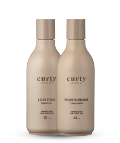 idHAIR Curly Xclusive Low Poo Shampoo & Moisture Conditioner 300ml Duo