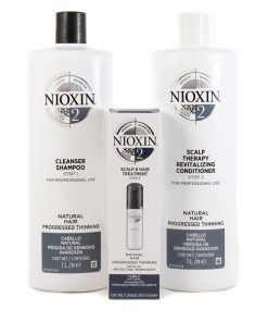 Nioxin System 2 Cleanser Shampoo & Conditioner 1000ml + 100ml Treatment
