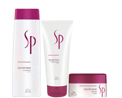 Wella System Professional Colour Save Shampoo, Conditioner & Mask Trio Pack