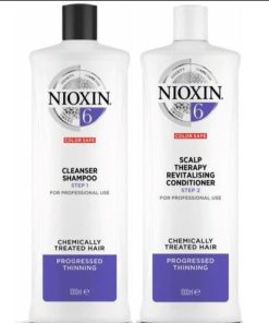 Nioxin System 6 Cleanser Shampoo and Revitaliser Conditioner 1000ml Duo
