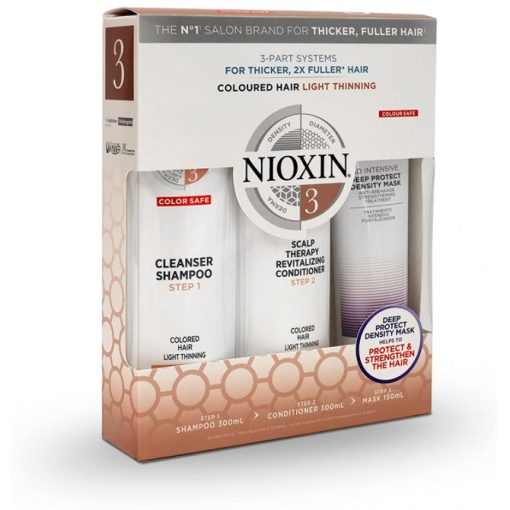 Nioxin System 3 Trio Pack - Shampoo, Conditioner & Treatment 100ml
