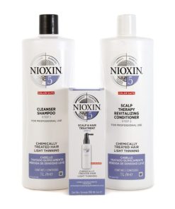 Nioxin System 5 Cleanser Shampoo And Scalp Revitaliser Conditioner 1000ml Plus 100ml Treatment