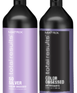 Matrix Total Results So Silver Shampoo And Color Obsessed Conditioner 1l Duo