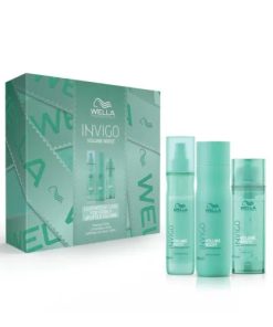 Wella Professionals Invigo Volume Boost Shampoo, Mask & Spray Trio Gift Pack