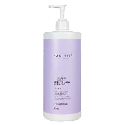 NAK Signature Platinum Blonde Anti-Yellow Shampoo 1000ml