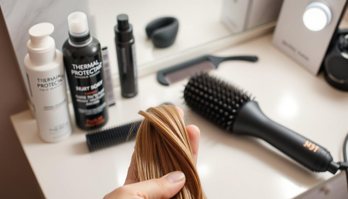 pre-styling techniques for heat protection